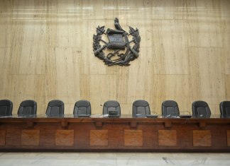 Pocas horas quedan para que el Organismo Judicial elija presidente, sin que los magistrados entren a conocer el tema. Foto La Hora: Fabricio Alonzo