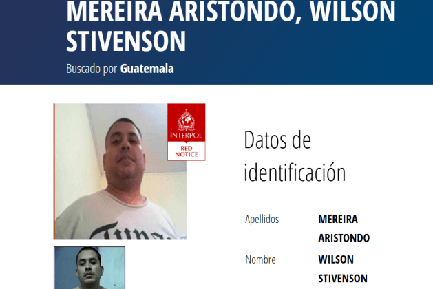 interpol reos fugados