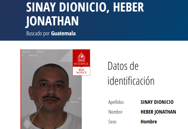 interpol reos fugados