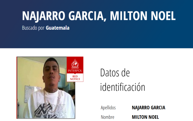 interpol reos fugados