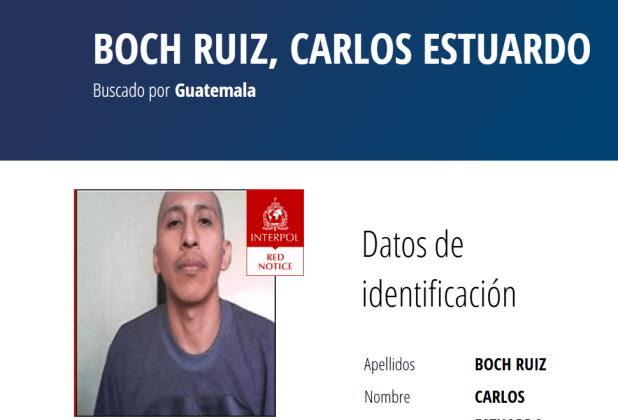 interpol reos fugados