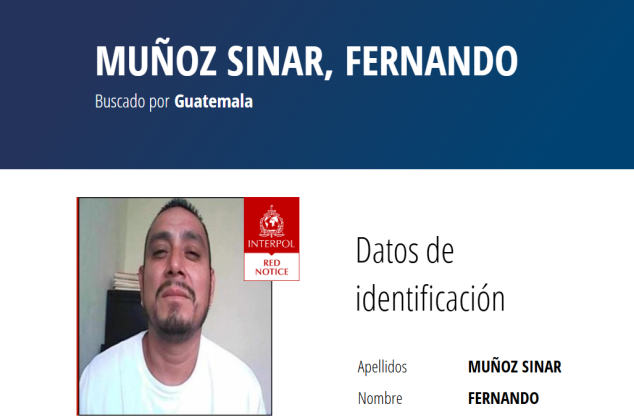 interpol reos fugados