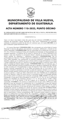 actas municipalidades