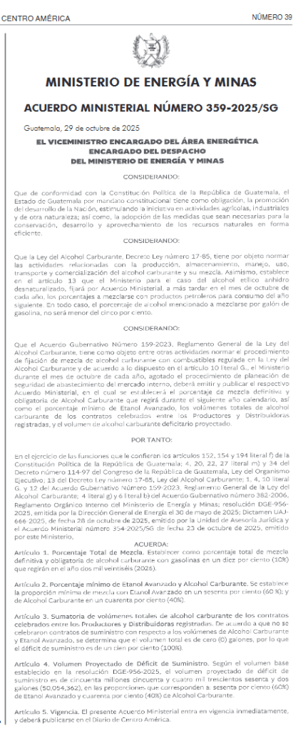 Acuerdo Ministerial 359-2025 SG