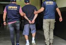 Capturan a dos presuntos extorsionistas en zona 7 de Mixco.