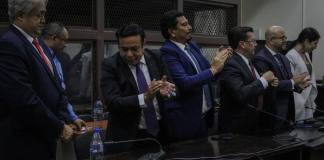 Tribunal absuelve a cinco acusados en caso TCQ y ordena investigar a fiscales que establecieron acuerdo con Juan Carlos Monzón. Foto La Hora: Daniel Ramírez