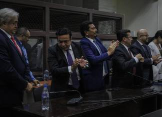 Tribunal absuelve a cinco acusados en caso TCQ y ordena investigar a fiscales que establecieron acuerdo con Juan Carlos Monzón. Foto La Hora: Daniel Ramírez