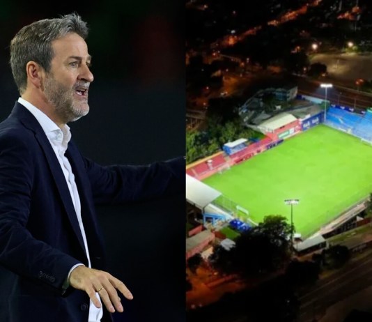 El entrenador de Panamá llegó al Estadio El Trébol