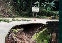 Daños estructurales en el puente Monte Bello III, por el cual anunciaron un cierre temporal. Foto La Hora: Municipalidad de Fraijanes