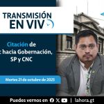 En Vivo: Citación de Chic hacia Gobernación, SP y CNC. Foto La Hora