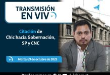 En Vivo: Citación de Chic hacia Gobernación, SP y CNC. Foto La Hora
