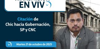 En Vivo: Citación de Chic hacia Gobernación, SP y CNC. Foto La Hora