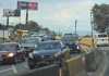 Usuarios reportaron una alta carga vehicular en carretera a El Salvador. Foto La Hora: Cortesía.