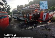 Transporte público accidentado