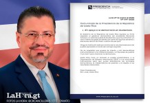 Costa Rica expresa su apoyo a Guatemala ante denuncias de intento de golpe de Estado El Gobierno de Rodrigo Chaves respalda al presidente Bernardo Arévalo y rechaza acciones que busquen vulnerar la institucionalidad.