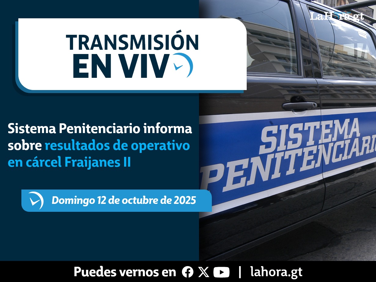 En vivo: Sistema Penitenciario informa sobre resultados de operativo en cárcel Fraijanes II