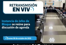 Retransmisión: Instancia de Jefes de Bloque se reúne para discusión de agenda
