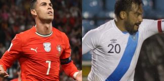 Cristiano Ronaldo y Carlos Ruiz