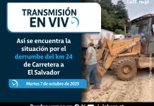 En vivo: Así se encuentra la situación por el derrumbe del km 24 de Carretera a El Salvador Derrumbe km 24 CAES