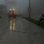 Derrumbe en el kilómetro 24 de la Carretera a El Salvador. Foto La Hora: Daniel Ramírez.