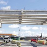 Trabajos en el paso a desnivel de la calzada Roosevelt que afectarán la circulación vial por el sector, debido a cierres temporales. Foto La Hora: CIV.