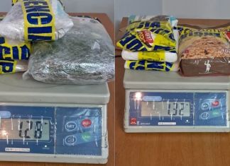 Droga incautada por el quipo de SGAIA. Foto La Hora: Policía Nacional Civil