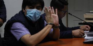 El Juzgado Décimo Penal suspendió la audiencia de primera declaración para Edmar Arriola por la posibilidad de que padezca hepatitis. Foto La Hora: Daniel Ramírez