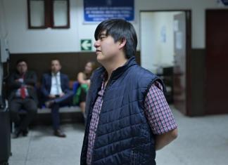 Edmar Arriola, estudiante de la USAC, es ligado a proceso, pero le fue otorgado arresto domiciliar, Foto La Hora: Fabrico Alonzo