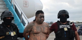 Marero 18 alias “el Smoking” es extraditado de México a Guatemala.