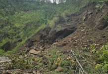 Emergencia por lluvia registrada en Alta Verapaz. Foto La Hora: Conred