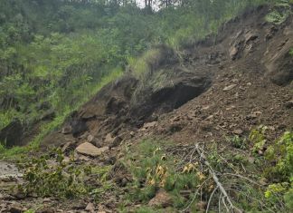 Emergencia por lluvia registrada en Alta Verapaz. Foto La Hora: Conred