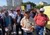 Exmilitares y expatrulleros en manifestaciones. Foto La Hora: José Orozco.