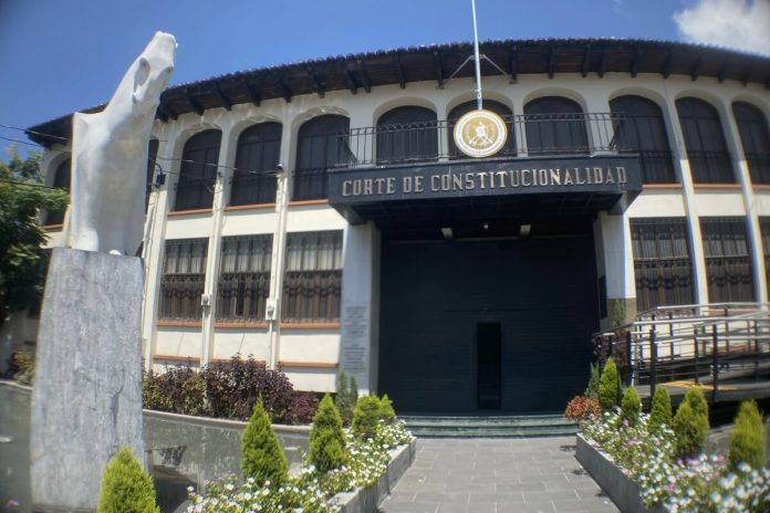 La Corte de Constitucionalidad rechazó un amparo provisional y mantiene el nombramiento de magistrados suplentes como titulares en nuevas salas de apelaciones. Foto La Hora: José Orozco