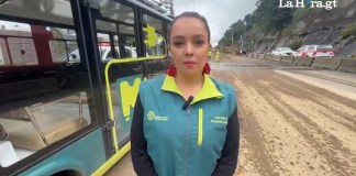 Vocera de la Municipalidad de Fraijanes. Foto La Hora: Daniel Ramírez.