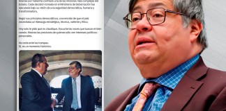 exministro de Gobernación, Francisco Jiménez. Arte La Hora: Alejandro Ramírez.