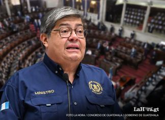 Francisco Jiménez, junto con su equipo del Ministerio de Gobernación, presentan iniciativa de Ley Antipandillas. Arte La Hora: Francisco Altán
