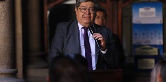 Gobernación guarda silencio por acusaciones de corrupción de viceministro de Seguridad El Ministerio de Gobernación (Mingob) guarda silencio por las acusaciones de corrupción del viceministro de Seguridad. Foto La Hora: Mingob