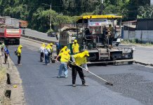 Recapeos del CIV en CA-9 hacia la ciudad genera tráfico en municipio de Villa Nueva Recapeos del CIV en CA-9 hacia la ciudad genera tráfico en municipio de Villa Nueva.
