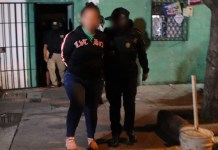 Capturan a alias “La Gorda”, pareja de “El Smiley”, en La Florida zona 19 Novia del "Smiley"