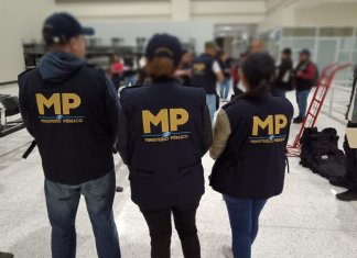 El MP aún no aclaró si las diligencias de este día están relacionadas al desfalco en el Crédito Hipotecario Nacional (CHN). Foto La Hora: MP