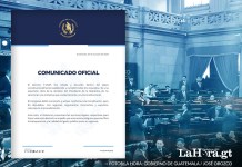 Comunicado del Gobierno de Guatemala ante acuerdo que rechaza al veto del Decreto 7-2025. Foto La Hora: Presidencia.