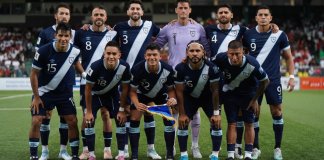 Guatemala empató 1-1 contra Surinam, este viernes 10 de octubre. Foto La Hora: Fedefut