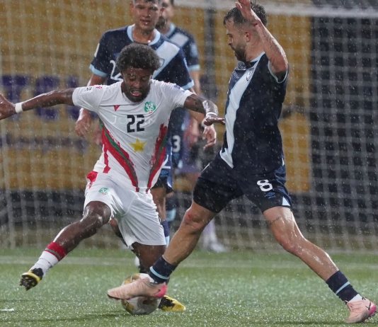 Así fue el partido de Surinam vs Guatemala.