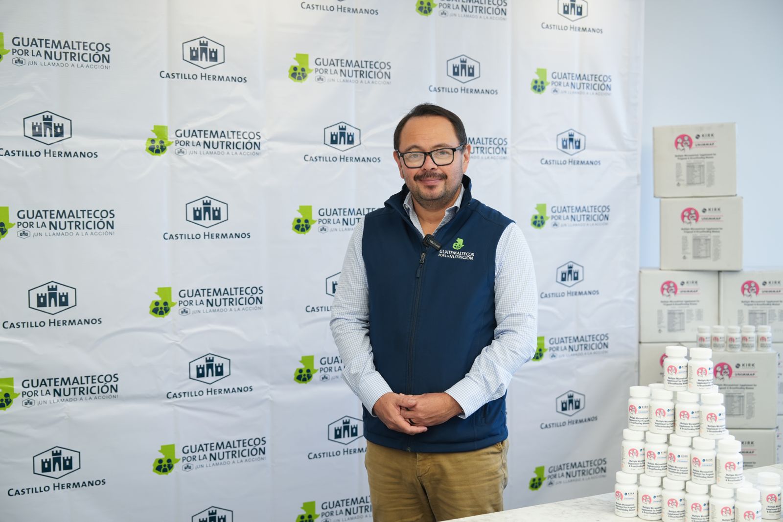 José Silva, director ejecutivo del programa Guatemaltecos por la Nutrición. Foto: Cortesía de Guatemaltecos por la Nutrición