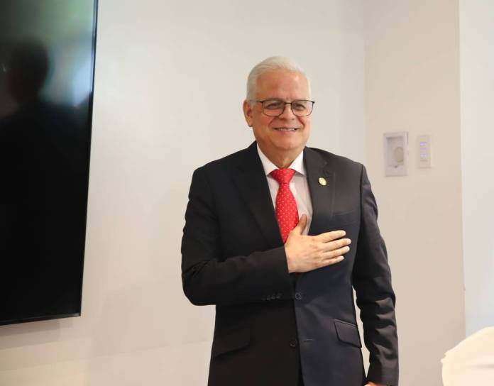 El magistrado presidente de la Cámara Penal, Gustavo Morales Duarte. Foto La Hora: OJ.