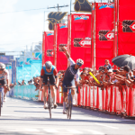 El panameño Bolívar Espinoza lidera en esta primera etapa la 64 Vuelta Ciclística a Guatemala. Foto: Federación de Ciclismo de Guatemala.