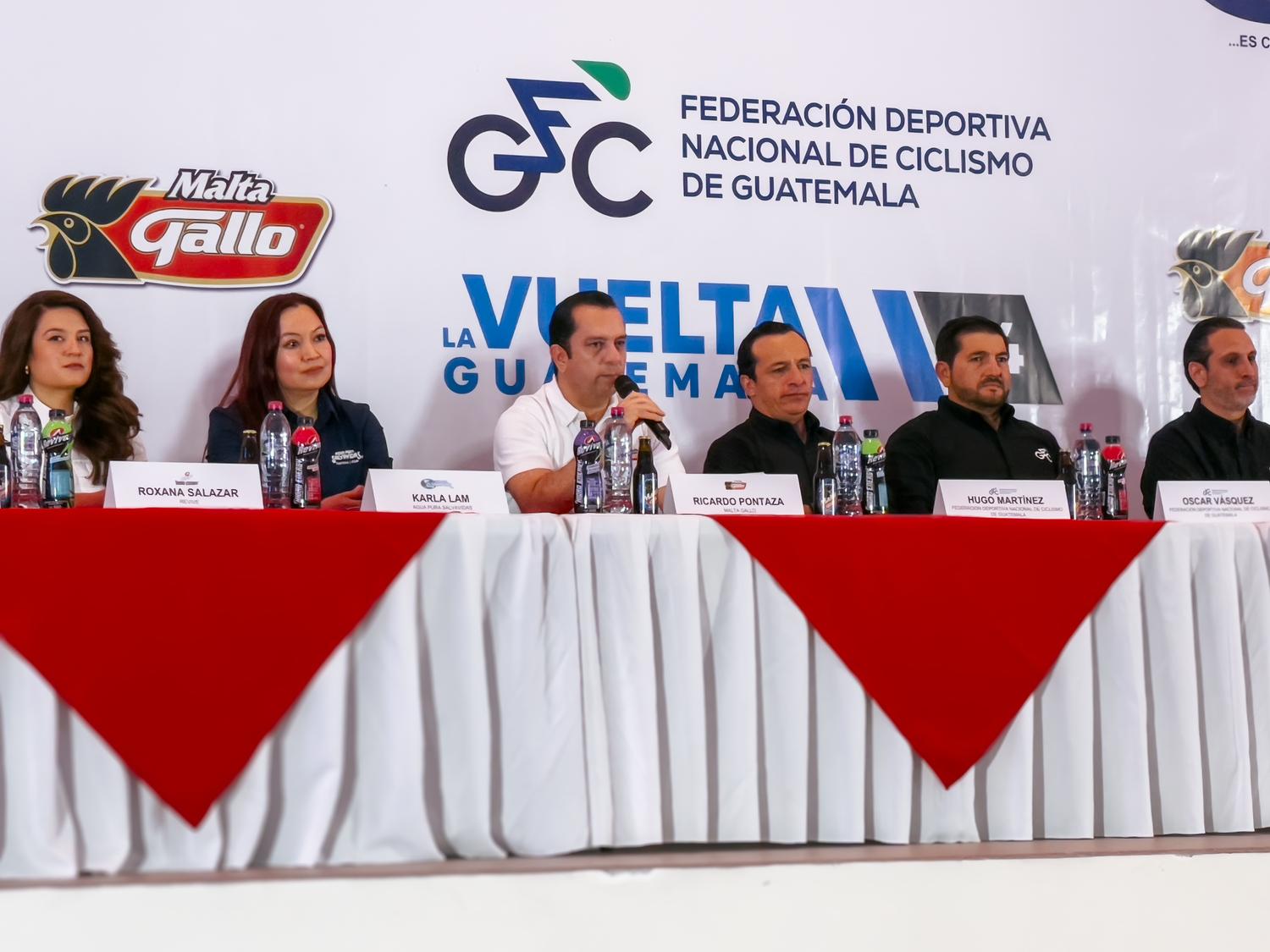 Presentación de 64 edición de Vuelta Ciclística a Guatemala. Foto: La Hora/ Víctor García.
