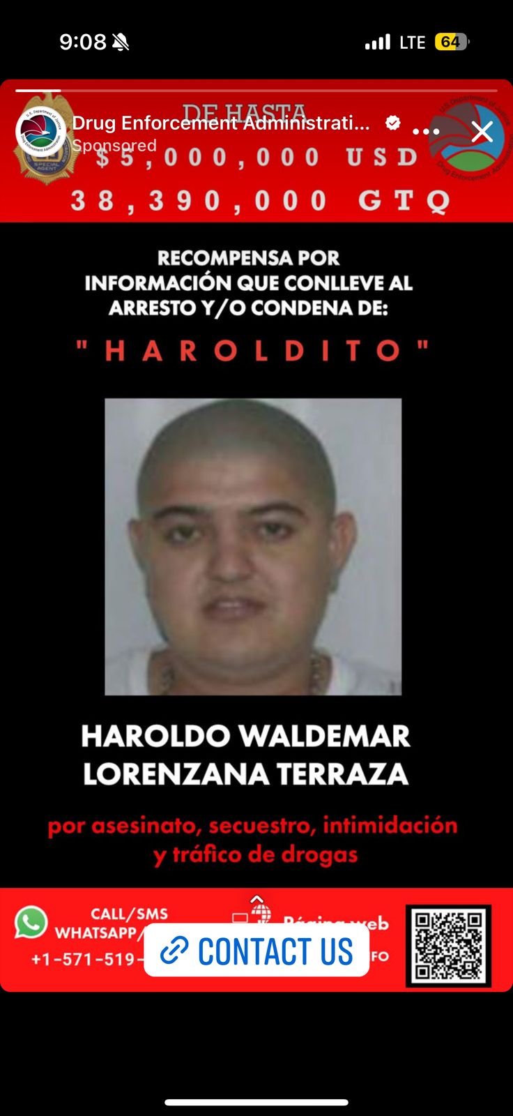 Imagen Storie Haroldito Lorenzana