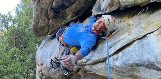 Influencer Balin Miller escalando una montaña. Foto La Hora: Redes Sociales