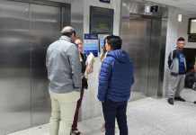 Juez Arnulfo Carrera cambio de delitos a exdirectivos del Insivumeh y los envía a juicio por abuso de autoridad. Foto La Hora: Sergio Osegueda